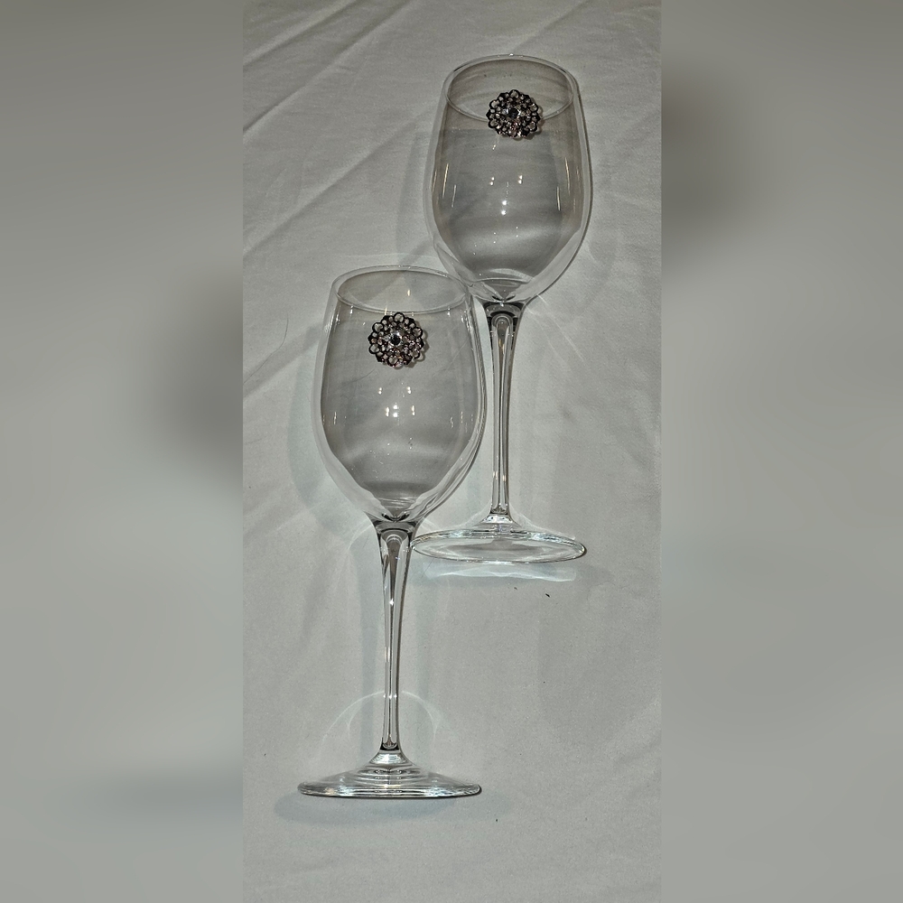 Franco Albini Clear Wine Glass Pair